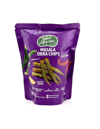 Super Munchies Chipsy z Okry o Smaku Masala